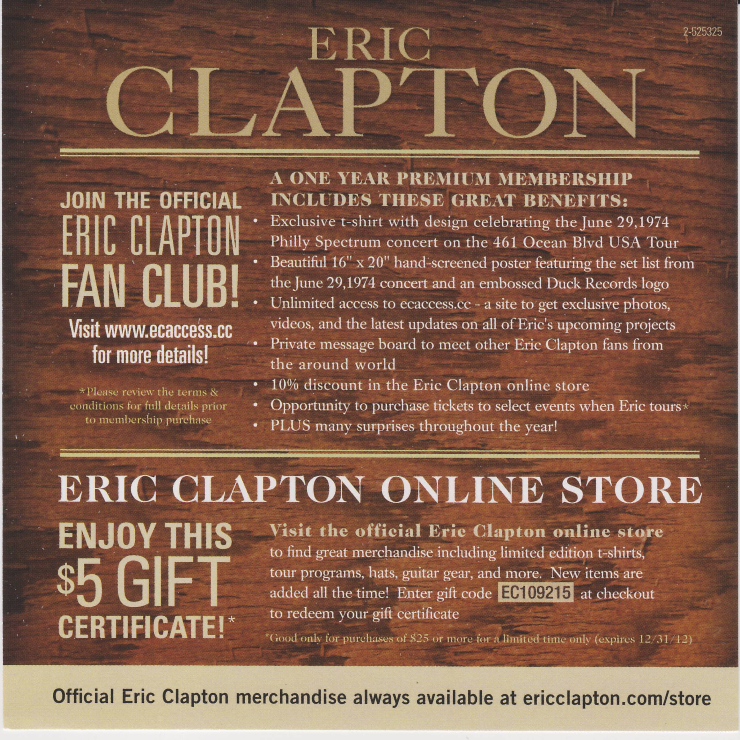 Eric Clapton Clapton [card]